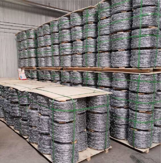 large barbed wire